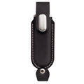 USB storage drive in leather housing - 4 Gig - Available in Blac
