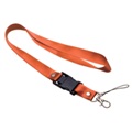 USB storage drive with lanyard - 2 Gig - Available in Black, Ora