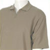 Basic Zip Golf Shirt - Stone