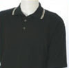 Classic Weave Golf Shirt - Black/Stone
