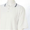 Classic Weave Golf Shirt - White/Navy
