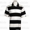 Fairway Golf Shirt - Black/White