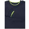 Kids Essential Sweater - Navy/Lime