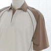 Pinnacle Golf Shirt - White/Tobacco