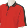 Spring Polo Golf Shirt - Red/Black