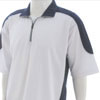 Vibrant Golf Shirt - White/Navy