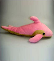 Pink Wale Stuffed Toy