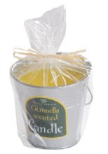 200g Bucket Candles Yellow - scented - Min Order: 12