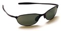 Serengeti Imola Shiny Black 555Nm Polarised Sunglasses