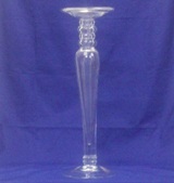 Glass Candle Stick 63 * 18cm Diameter