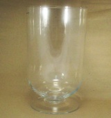 Footed Candle Holder Hurrican Lamp - 33 * 19.5cm Diameter
