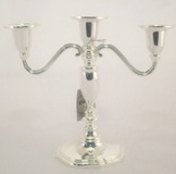 Silver Plated Candle Holder - 19cm