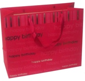 Set 6 Gift Bags - Happy Birthday Pink X Large