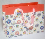 Set 6 Gift Bags - Pink Baby bubbles