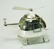 Silver Plated Helicopter money Box