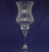 Glass Footed  Candle Holder 44.5 * 17.5cm Diameter