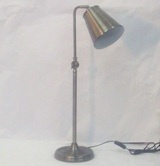 Metal table Lamp with Metal Shade - 71cm