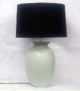 Cream Ceramic table Lamp - 66cm