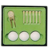 Golf Kit Set in Display Box - Including Pitchfork & Marker , 3 G