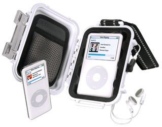 Pelican IPod Waterproof Case - White - Ipod Accessory