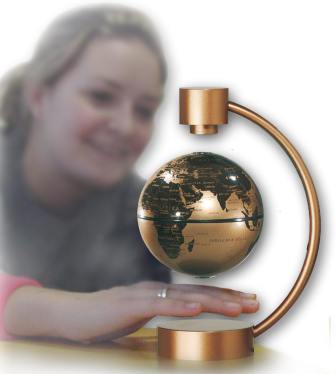 Levitating Globe - Stellanaova 4 inch (Gold & Black)