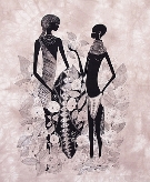 Turkana couple Heidi Lange Prints
