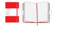 Moleskine Classic Ruled Notebook Red Pocket