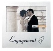 Engagement Photo Frame Silver (4 * 6 inch)