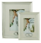 Wedding Photo Frame - 3D Shiny Rings (3 * 5 inch)