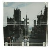 Clear Acrylic Photo Frame - 4 Windows (2 * 2 inch)