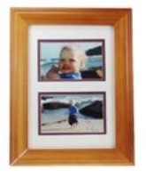 Wooden Photo Frame with Insert - 2 Windows (4 * 6 inch)