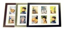Moulded Photo Frame - 6 Windows (4 * 6 inch) Available in Black,