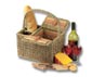 Sea Grass wine basket for 2 + extras