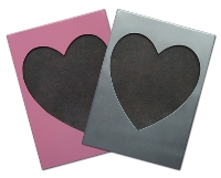 Large Hearts Frame - 250X200Mm - Avail In: Aluminium, Pink, Red,