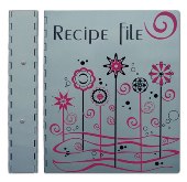 A4 Kitchen Tea Recipe File With Dividers - Avail In: Aluminium W