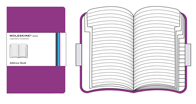 Moleskine Volant Address Book Pink X Large