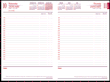 A4 page-a-day diary - page layout