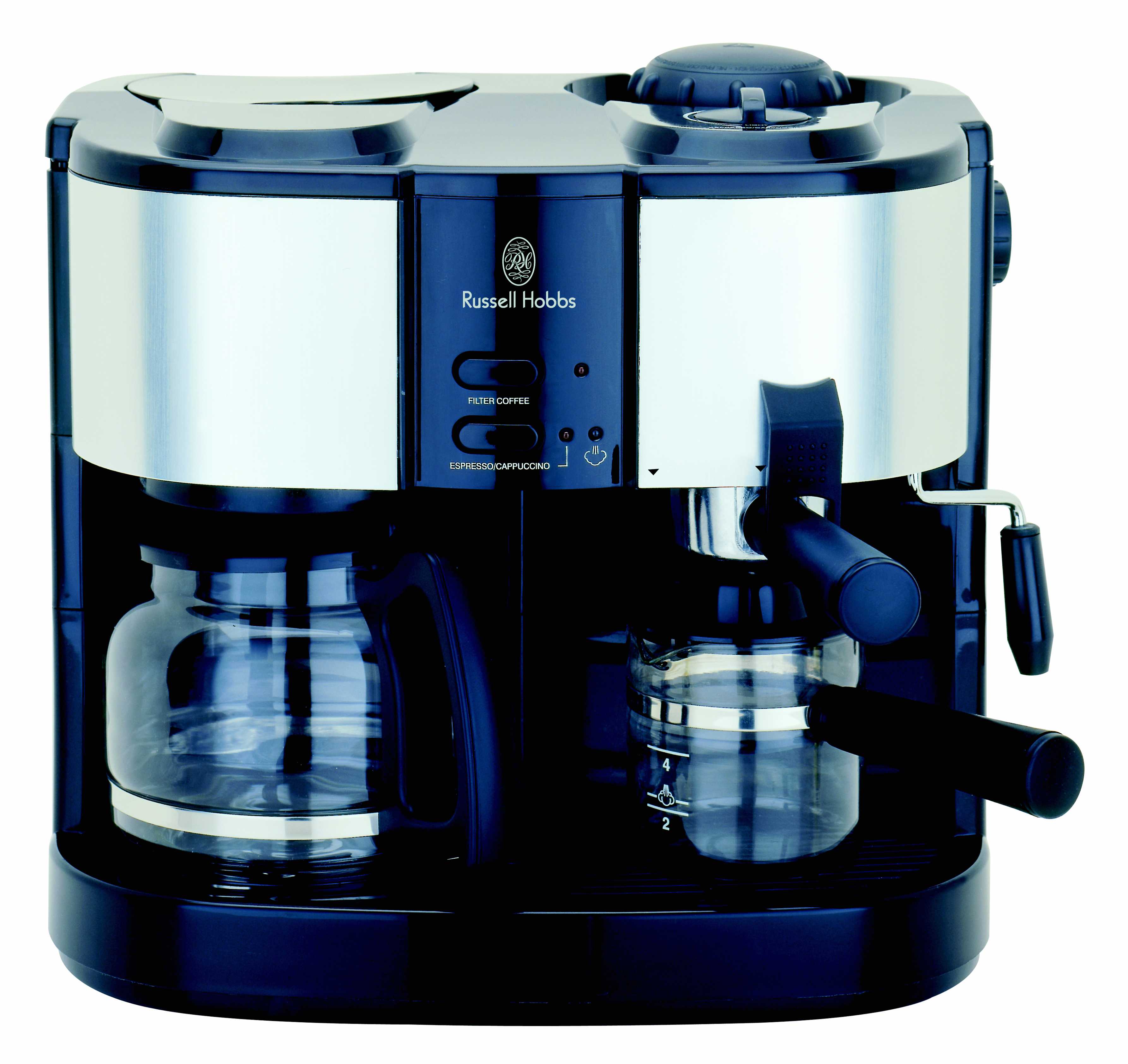 Russel Hobbs 3In1 Coffee Maker (S/S Satin Finish)