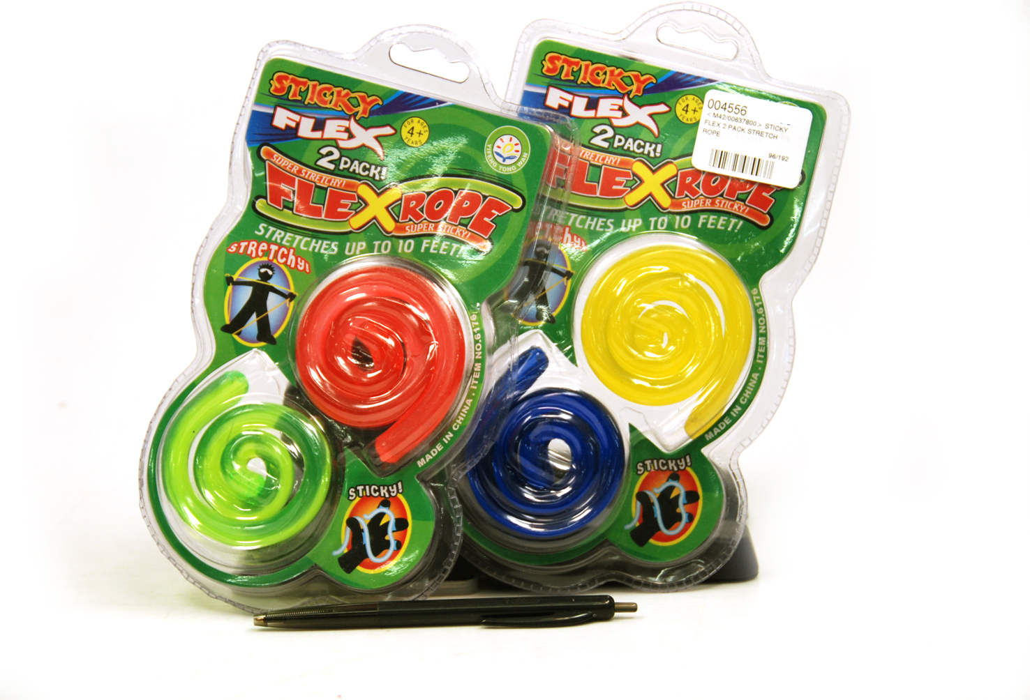 Toy Sticky Flex 2 Pack Stretch Rope - Min Order - 10 Units ...