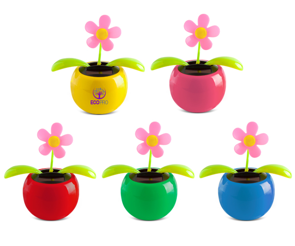 Moving Solar Flower pot (PGIFTSN4379) Corporate Clothing