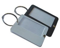 Medium Luggage Tag Rectangle  - Avail In: Aluminium