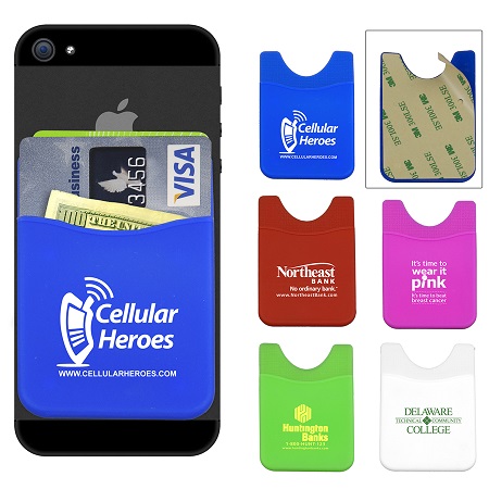 Cell Phone Wallet - Attaches to back of phone