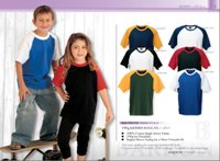 190G Kiddies Raglan T-Shirt