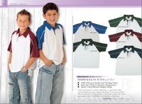 Kiddies Raglan Active Golf Shirt