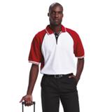 190G Mens Panel Polo Golf Shirt