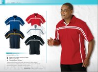 190G Dual Stripe Golf Shirt