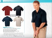 140G Mens Classic Double MercerisedMercerised Cotton Golf Shirt