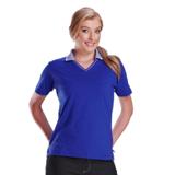 170G Ladies Jacquard Collar Golf Shirt