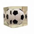 Soccerball paperweight in white box