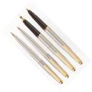 Parker 45 Stainless Steel Ball Pen/Pencil set